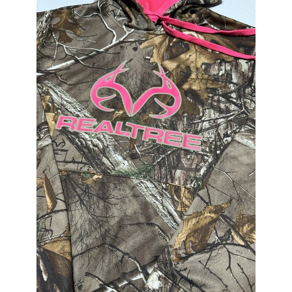 REALTREE Camo & Pink Women’s Size Small Performance Hoodie - Picture 9 of 10